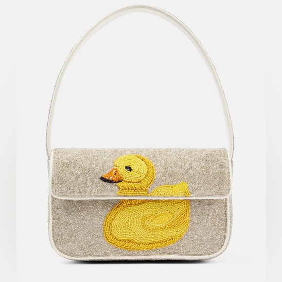 STAUD Handbags - STAUD BEADED TOMMY BAG DUCK
